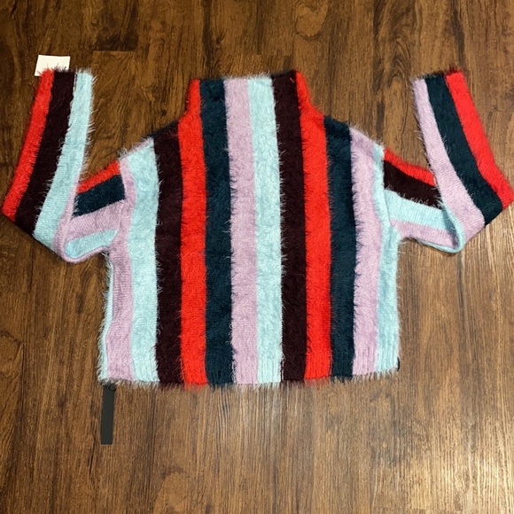 BLANKNYC Striped Mock Neck Sweater Mad Hatter Women’s Sz XS-NWT! - Picture 7 of 12